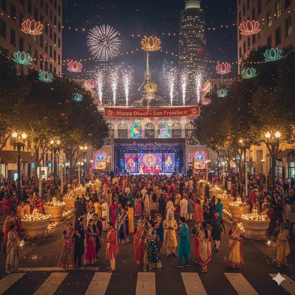Celebrating Diwali in America: Bridging Tradition and Modernity